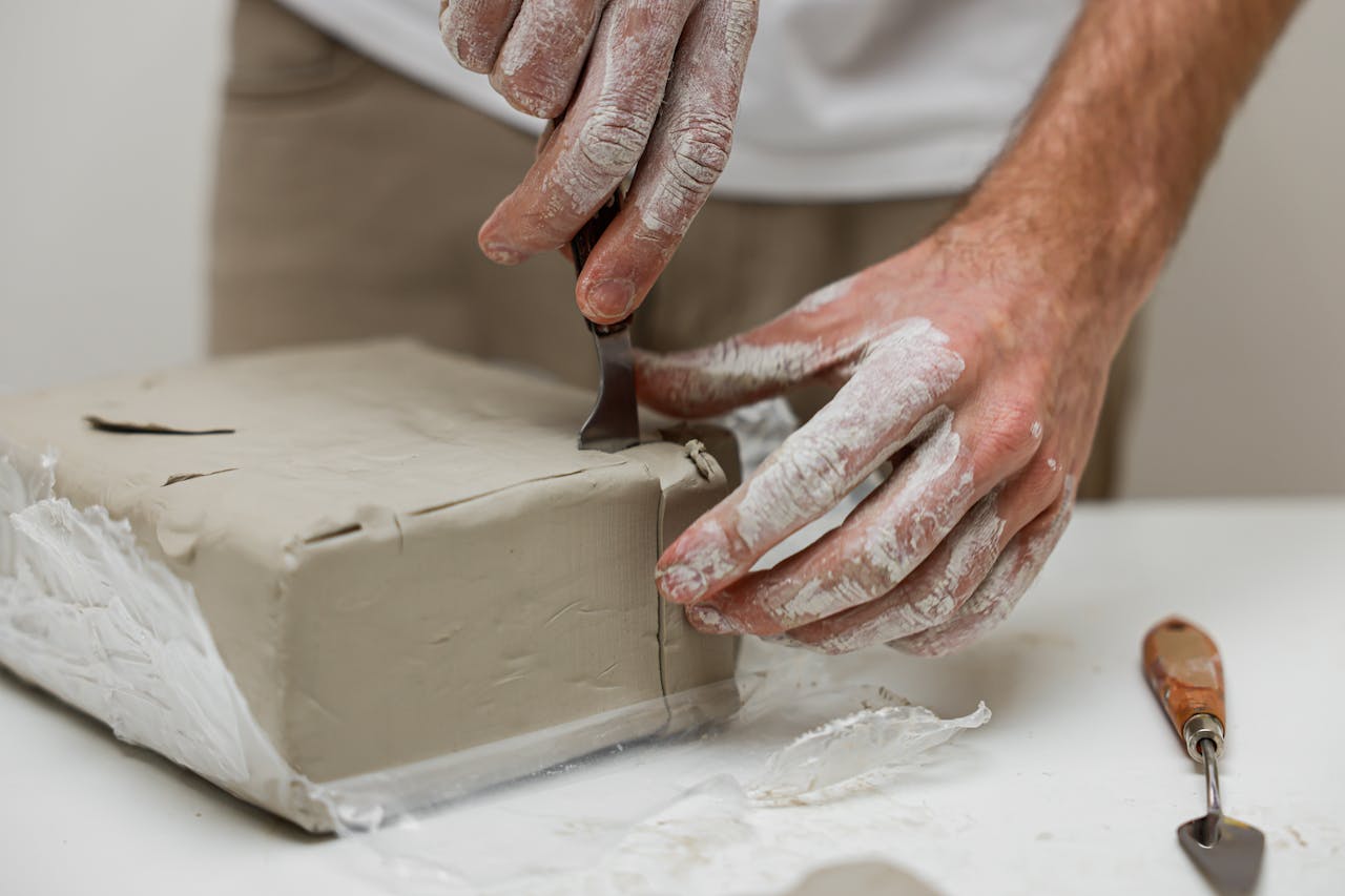 Terre cuite patinée  Nad Sculpture AIx-en-Provence